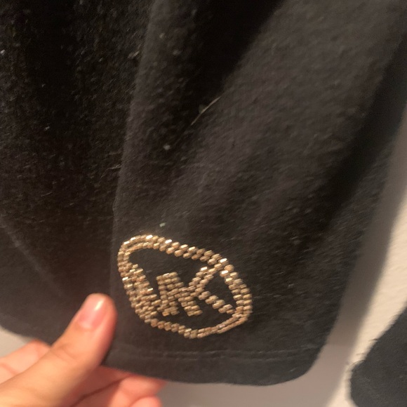 Michael Michael Kors Pullover Hoodie Bejeweled Logo Size Medium - Picture 2 of 4